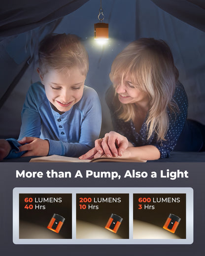 AirBurst Pro – Compact Electric Pump with Vacuum & LED Light - TrendyShopy