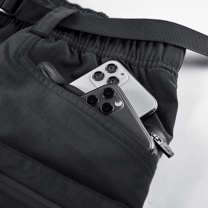 men's multi-pocket paratrooper techwear pants - TrendyShopy