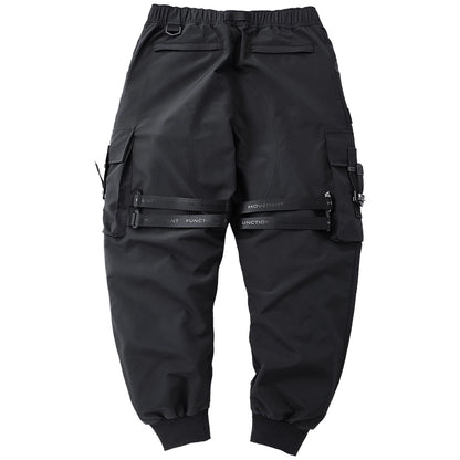 men's multi-pocket paratrooper techwear pants - TrendyShopy
