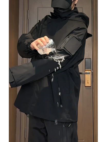 windproof and waterproof cargo jacket - TrendyShopy