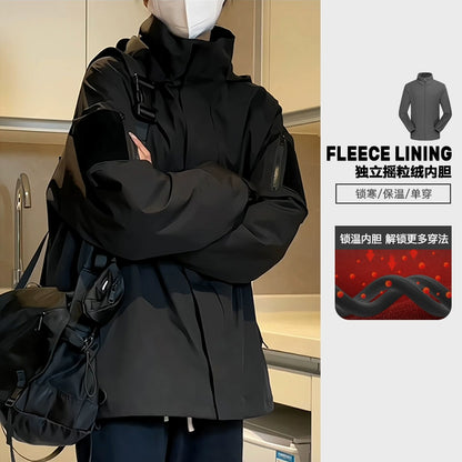 windproof and waterproof cargo jacket - TrendyShopy