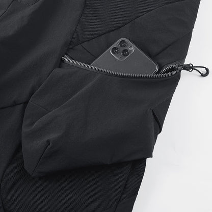 men's summer loose stretch athleisure cargo cropped pants - TrendyShopy