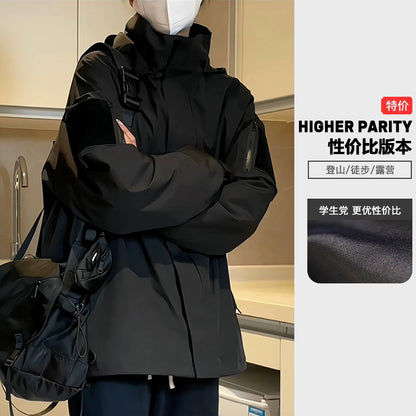 windproof and waterproof cargo jacket - TrendyShopy