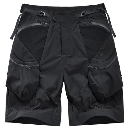 men's summer loose stretch athleisure cargo cropped pants - TrendyShopy