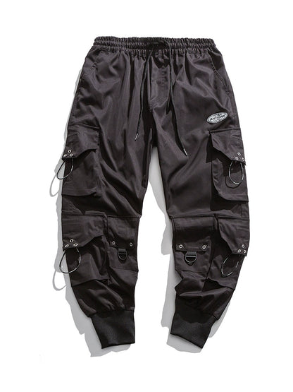 Guochao multi-pocket paratrooper cargo pants - TrendyShopy