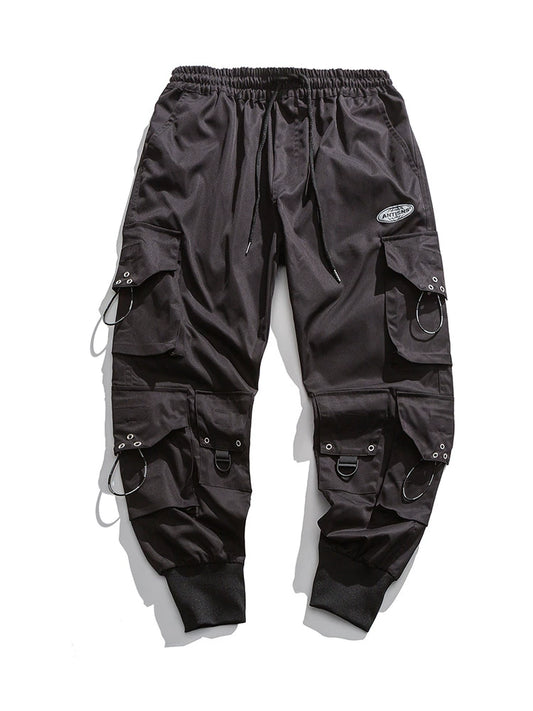 Guochao multi-pocket paratrooper cargo pants - TrendyShopy