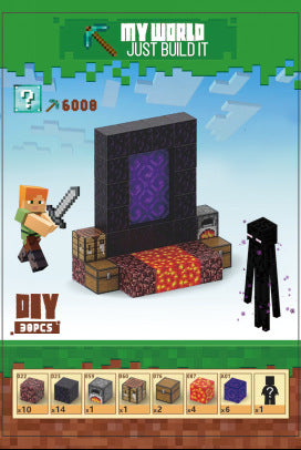 Minecraft Magnetic World Cubes