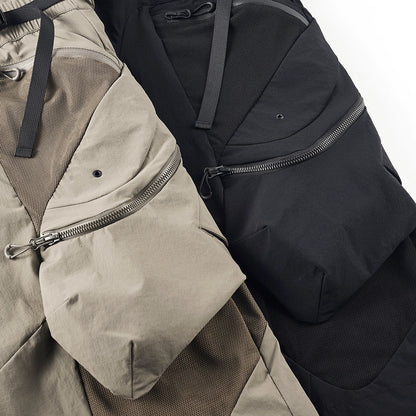 men's summer loose stretch athleisure cargo cropped pants - TrendyShopy