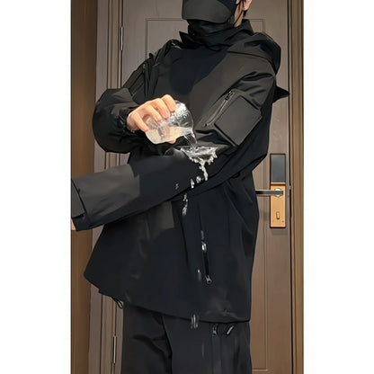 windproof and waterproof cargo jacket - TrendyShopy
