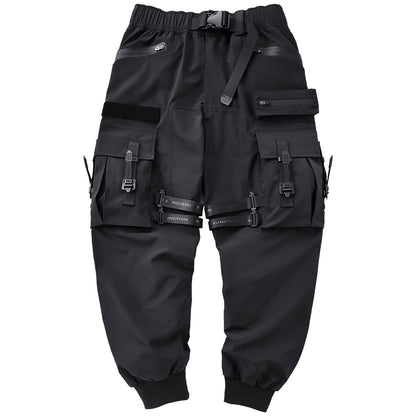men's multi-pocket paratrooper techwear pants - TrendyShopy