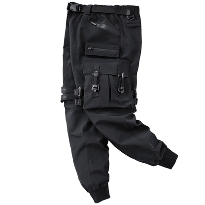 men's multi-pocket paratrooper techwear pants - TrendyShopy