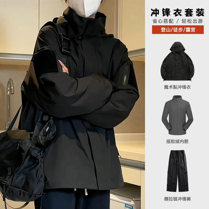 windproof and waterproof cargo jacket - TrendyShopy