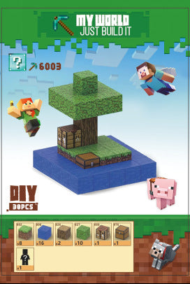 Minecraft Magnetic World Cubes