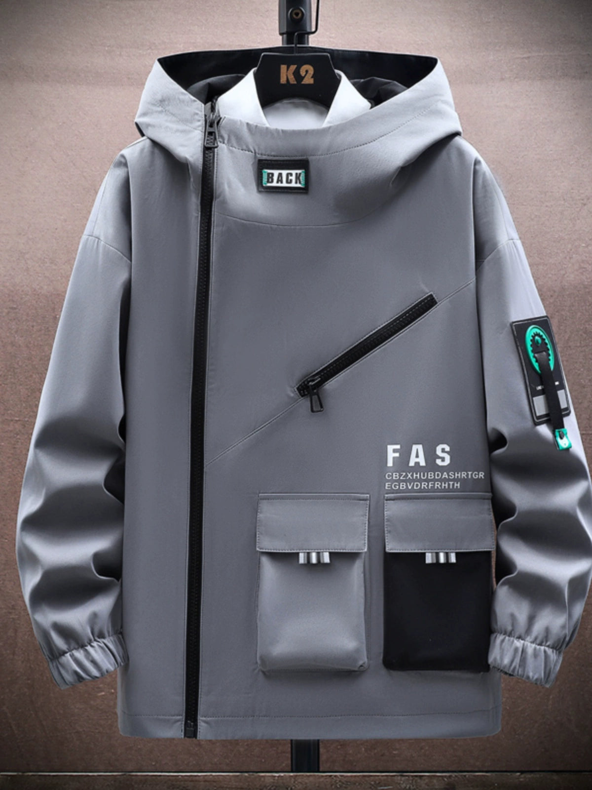 loose ruffian cargo jacket - TrendyShopy