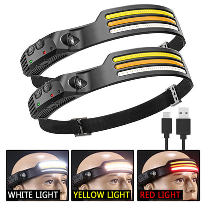[GOLD] WavePro 230° Ultra-Light Motion-Sensing Headlamp - TrendyShopy