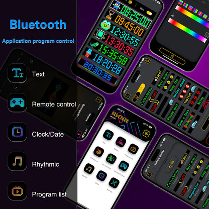 GlowPanel X – Programmable Car LED Display with Smart Remote Control - TrendyShopy