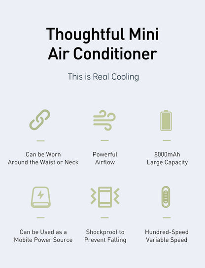 CoolBelt Pro – Wearable Waist Fan & Power Bank with Desktop Stand - TrendyShopy